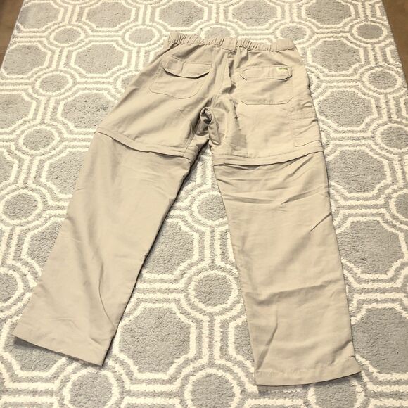 Cabela's Convertible Zip-Off Cargo Pants Shorts Mens 32x30 Tan Khaki Outdoor - Picture 2 of 7